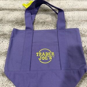 Trader Joe's Purple Tote Bag